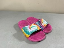 Puma kids multi colored tie dye slide sandals toddler size 11