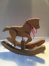 Wooden Rocking Horse with Moving legs - collectible SEE DESCRIPTION