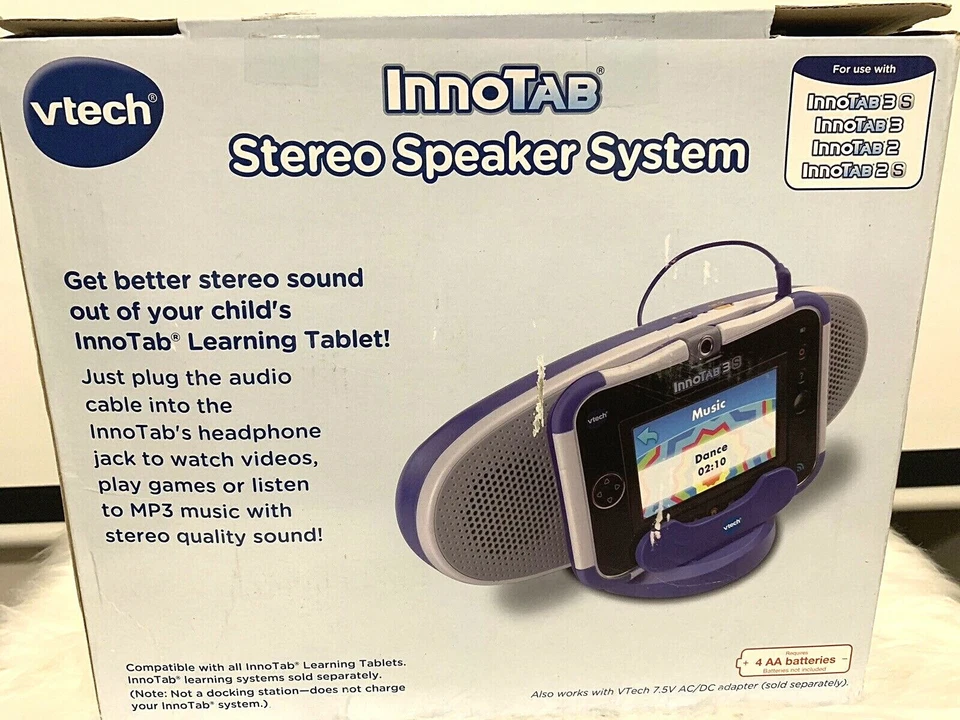 VTech InnoTab Stereo Speaker Sound System Accessory New - Image 2 of 4
