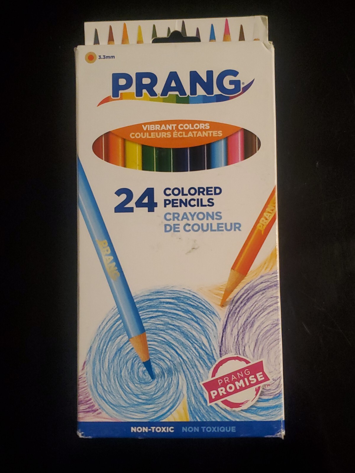 Prang Colored Pencils 24/Pkg  3.3mm   X22240