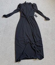 Express dress long sleeve black size XS