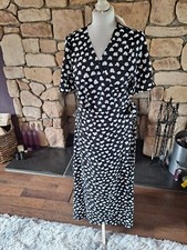 In The Style Ladbaby Mum Black Heart Wrap Multiway Dress 16 BNWT RRP £45