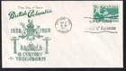 Canada FDC 1958 BC Centennial Panning for Gold, sc#377, Rosecraft unaddressed