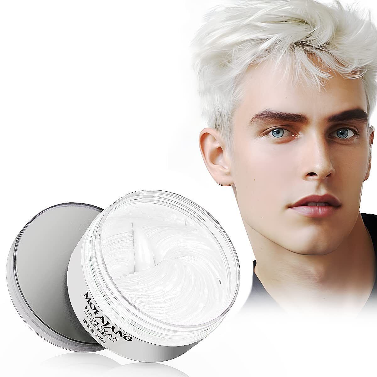White Hair Color Wax Pomades  oz Natural Hair Coloring Wax Material  Party | eBay