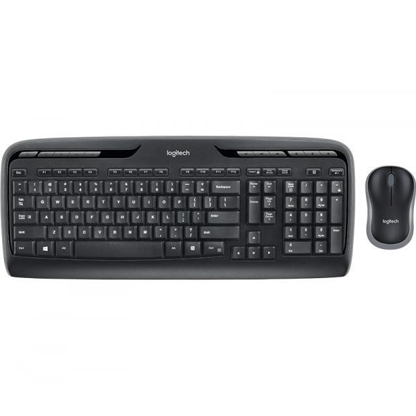 Logitech Wireless Combo Mk330 - Set Mouse E Tastiera - Senza Fili - 2.4 Ghz - Qw