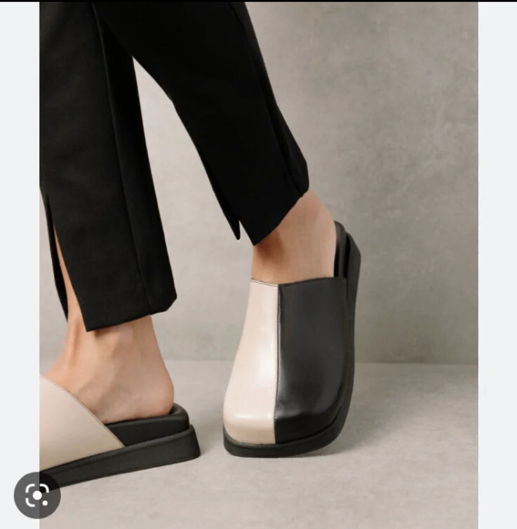 Alohas whiz mule bicolor stone black 37 | eBay