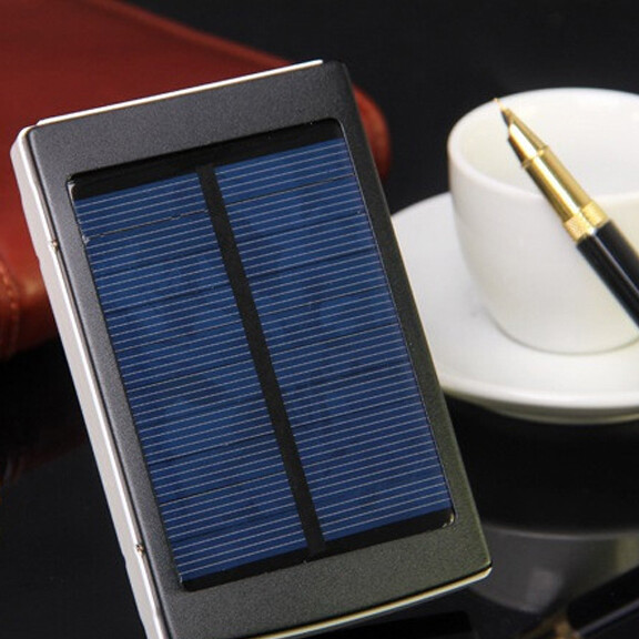 50000mAh Dual USB Solar External Power Bank Battery Charger Pack For Cell Phone