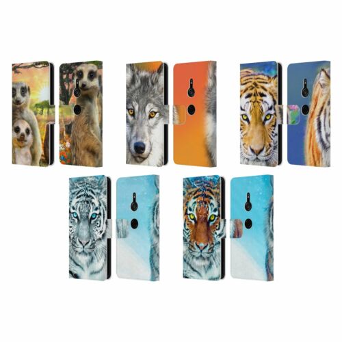 OFFICIAL AIMEE STEWART ANIMALS LEATHER BOOK WALLET CASE COVER FOR SONY PHONES 1 - Photo 1/10