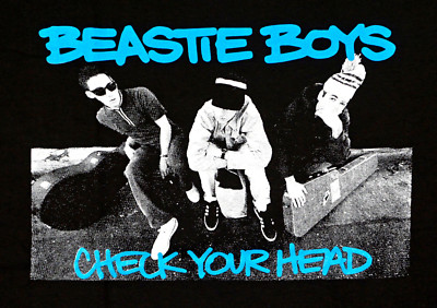 BEASTIE BOYS Check Your Head T-shirt MikeD MCa Ad-Rock Tee Mens