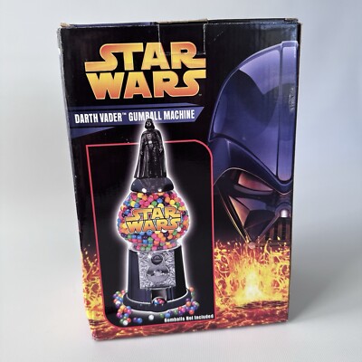 2005 Star Wars Darth Vader Bubble Gum Ball Machine Dispenser Comic