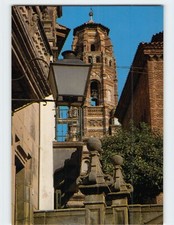 Postcard Utebo Tower Pueblo Español Barcelona Spain