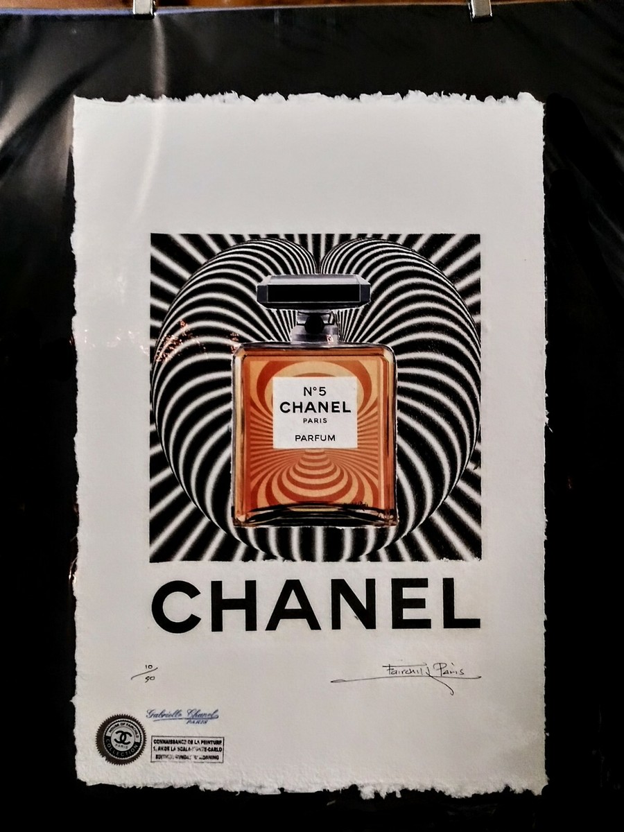 CHANEL No.5 Bottle, Limited Edition 22'x 15'x Signed