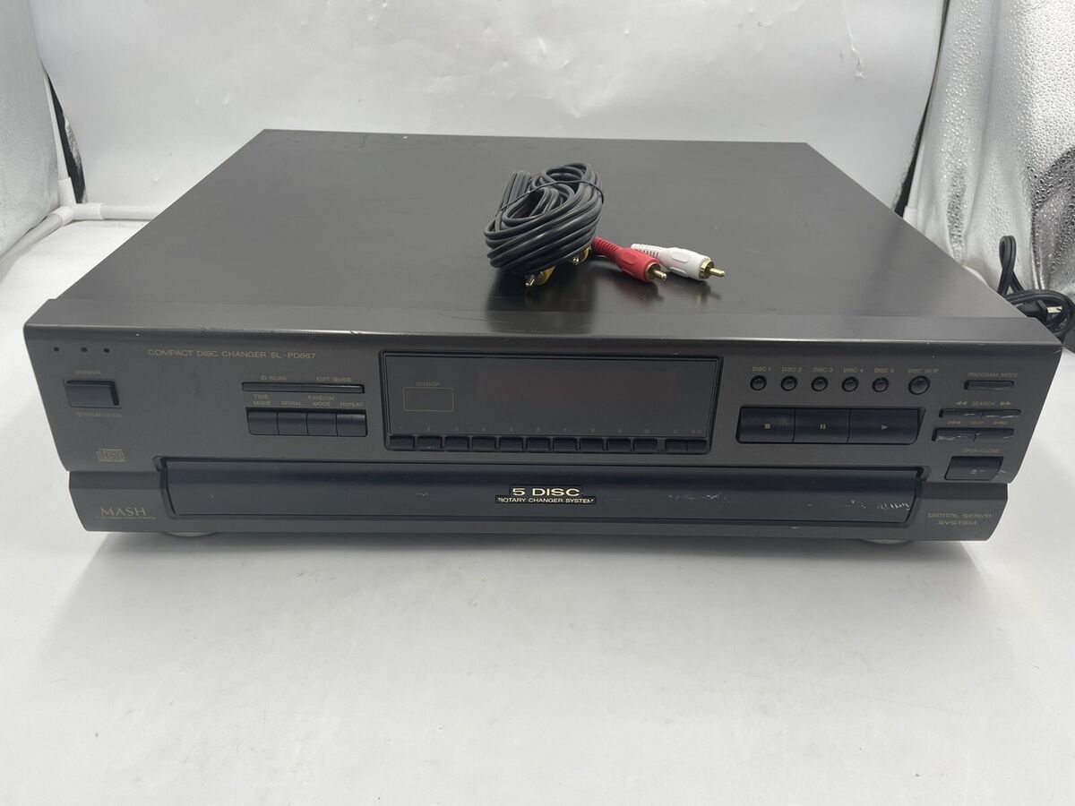 Technics SL-PD867 - 5 Disc CD Carousel Changer Player Technics SL-PD867 - 5 Disc CD Carousel Changer Player