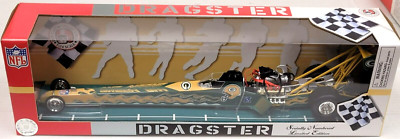 NFL Green Bay Packers Die Cast DRAGSTER NEW 1 24 Scale 2004 Issue nfl-green-bay-packers-die-cast-dragster-new-1-24-scale-2004-issue