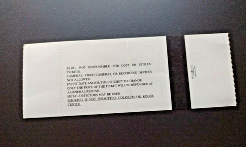 Columbia Inferno vs Charlotte Checkers Carolina Coliseum Hockey Biglietto Stub - Foto 2 di 2