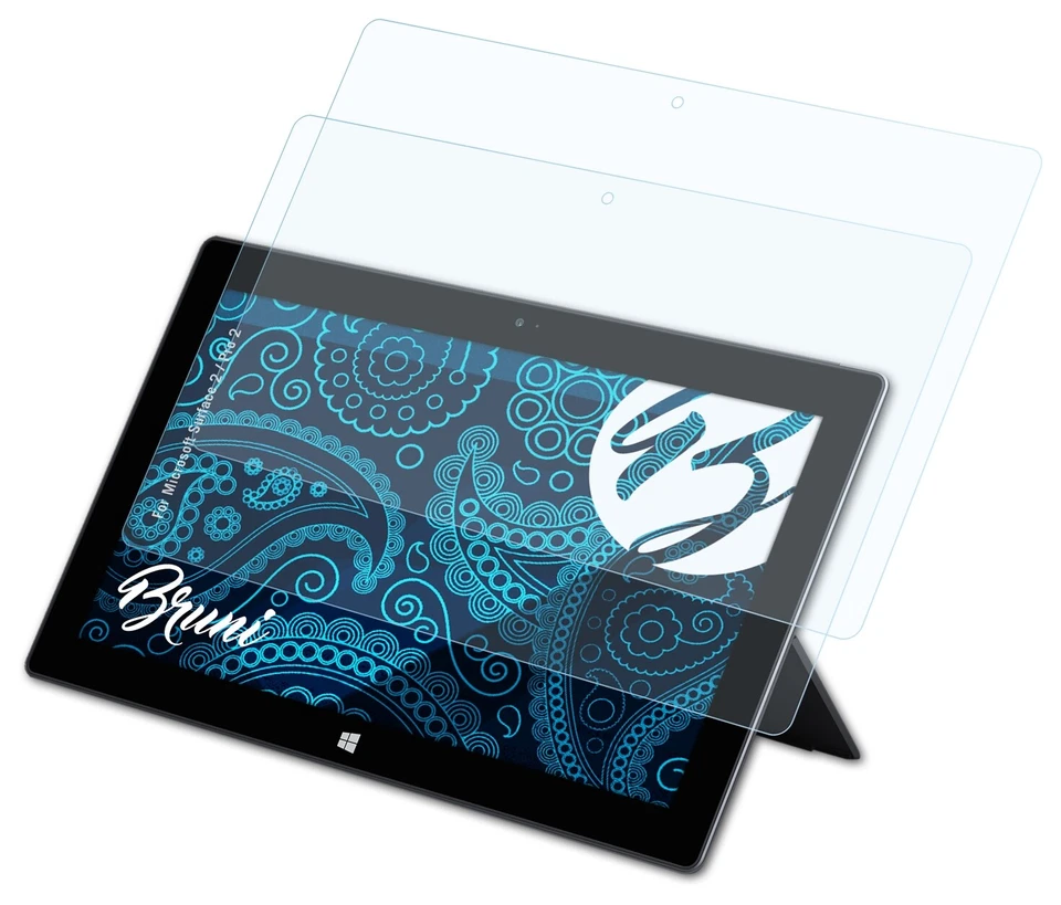 Bruni 2x Proteggi Schermo per Microsoft Surface 2 / Pro 2 Pellicola Protettiva - Immagine 3 di 4