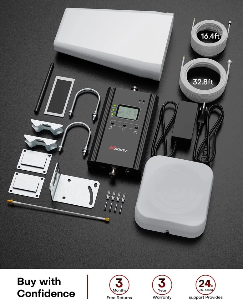 Cell Phone Signal Booster for Home and Office, 4,000 sq ft, Boost 5G 4G LTE D... - Image 2 of 4