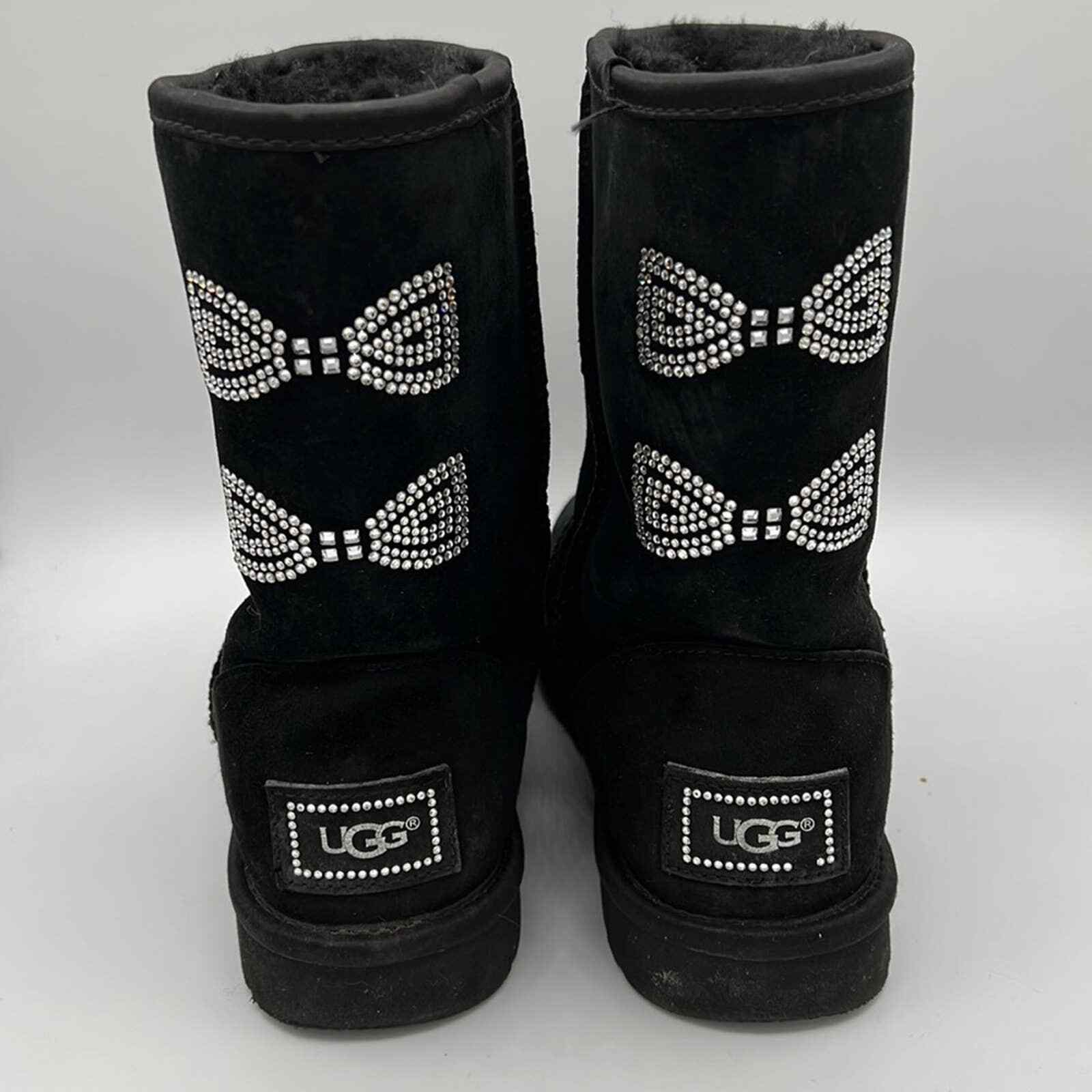 UGG X Swarovski Classic Black Crystal 