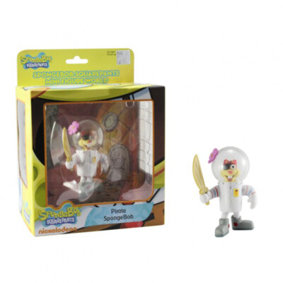SpongeBob SquarePants Mini Figure World 3'' Series 1 - Pirate Sandy SBMFW0205 USA