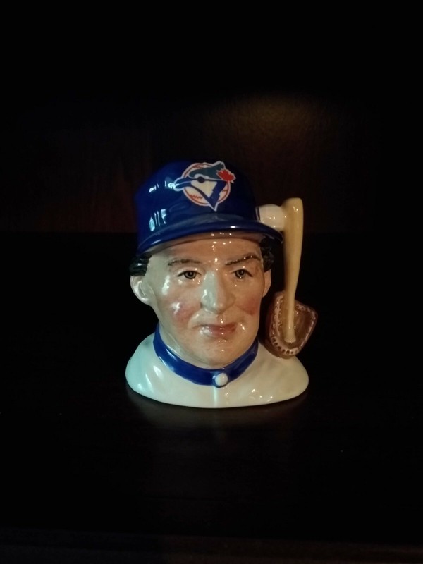 Royal Doulton Small Character Jug "Toronto Blue Jays Player" D6973 #360/2500