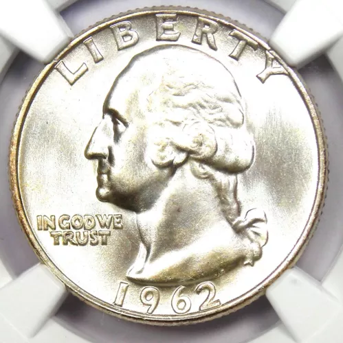1962-D Washington Quarter 25C - NGC MS67+ Plus Grade - $11,250 NGC Value!