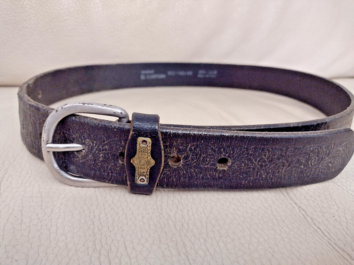 EL CAMPERO sac à main en cuir bandoulière vintage bag à saisir