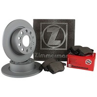 Zimmermann Bremsscheiben SET Ø 264 Mm + BremsbelÄGe Hinten Opel Meriva Zafira