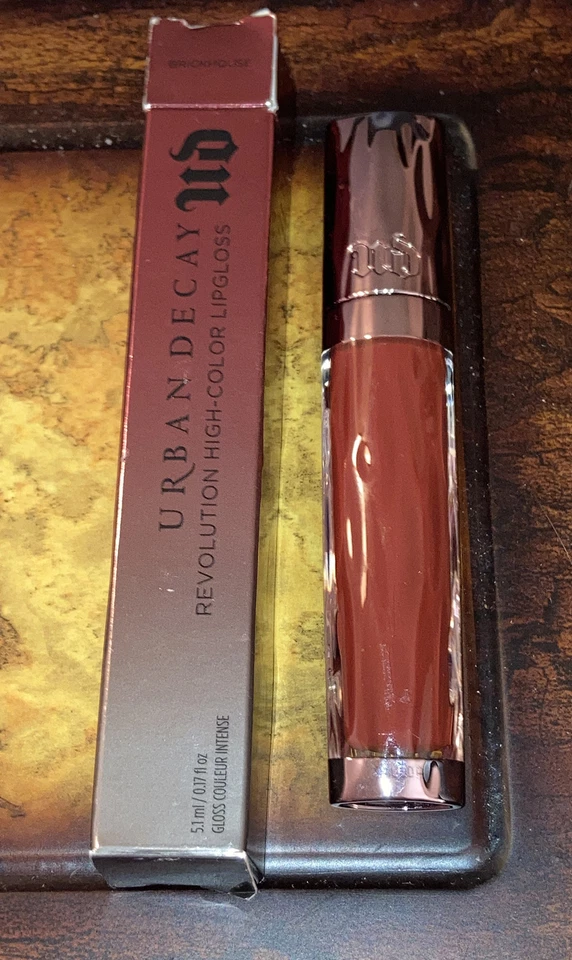 URBAN DECAY REVOLUTION BRILHO LABIAL DE ALTA COR BRICKHOUSE 0,17 oz Pro Make Up Gift - Imagem 4 de 4