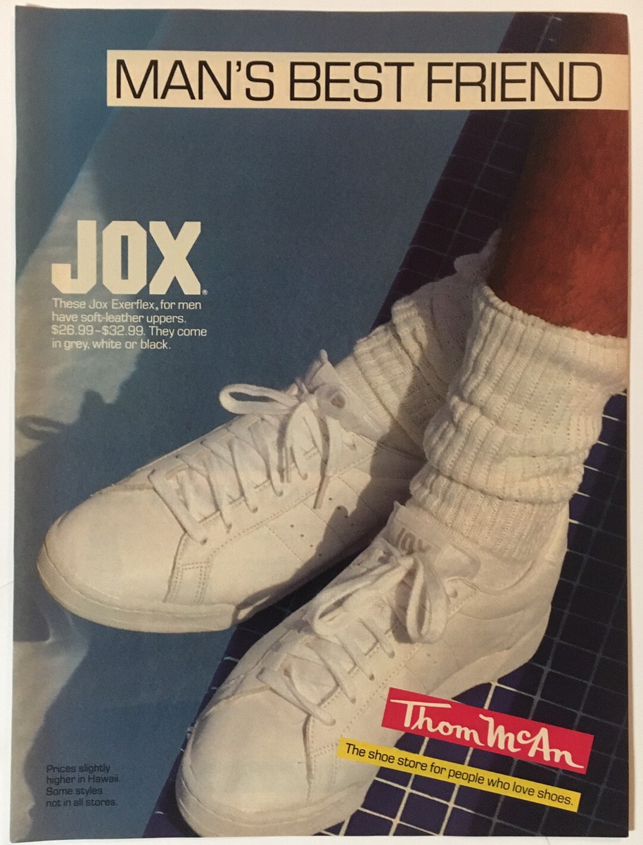 Basketball Shoes Thom Mcan Jox Sneakers Thom McAn Jox Shoes 1986