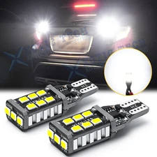 LED 921 Strobe Blinking Flashing Back Up Reverse Light Bulb Safety Warning White