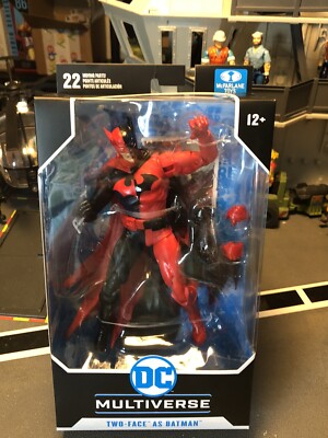 DC MULTIVERSE TWO-FACE AS BATMAN (BATMAN: REBORN) MCFARLANE TOYS