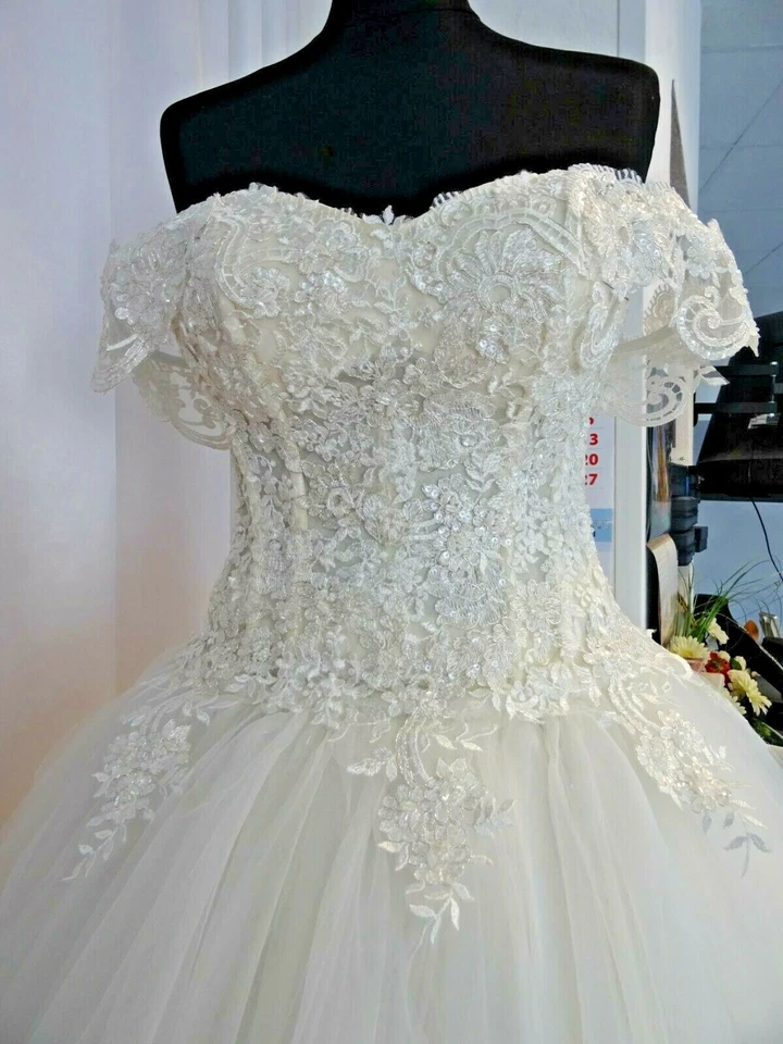 NEU Brautkleid von MS Moda,Gr.32-34,ivory - Bild 3 von 4