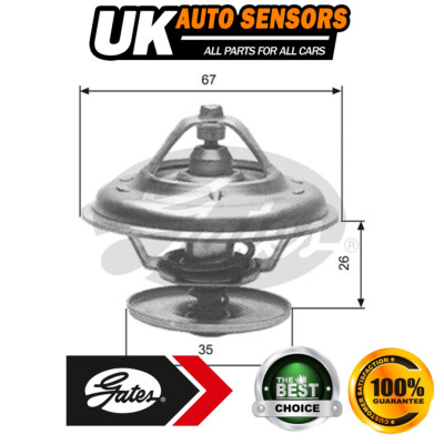 Fits BMW 3 Series 5 7 Vauxhall Omega Porsche Cayenne Thermostat Coolant Gates
