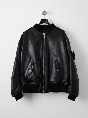 Prada x Raf Simons Nappa Leather Bomber Jacket | eBay