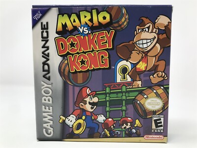 Mario vs. Donkey Kong - Nintendo Game Boy Advance GBA - Complete In Box CIB 