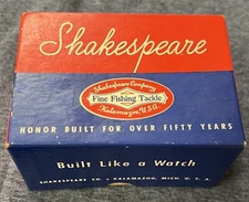 1950 Shakespeare Deuce Level Winding fishing reel 1905 empty box