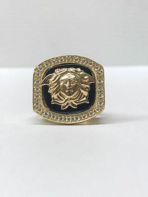 anello versace oro