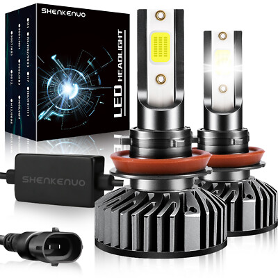 For 2007-2018 Nissan Altima LED Headlight Bulbs Kit Low Beam H11 H9 H8 6000K