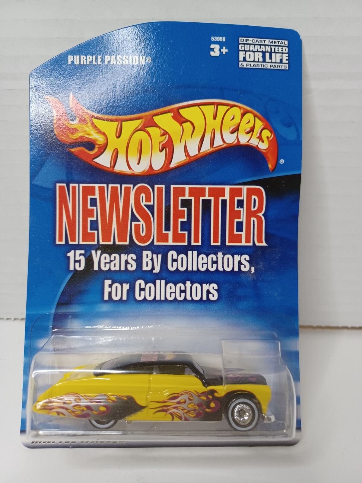 Hot Wheels 2001 15th Annual Convention Newsletter Purple Passion -  1 of 8000