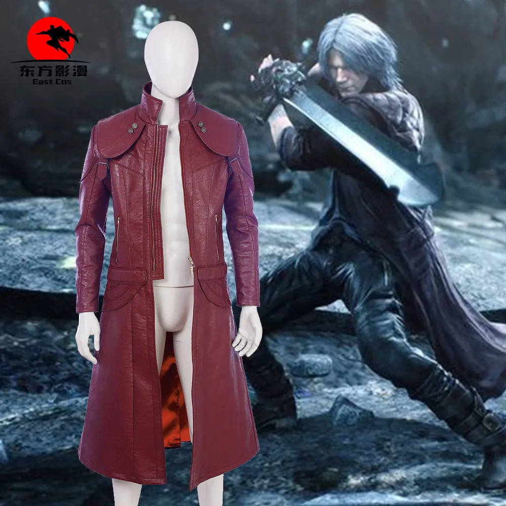 Devil May Cry Cosplay, Dante PU Leather Costume Set