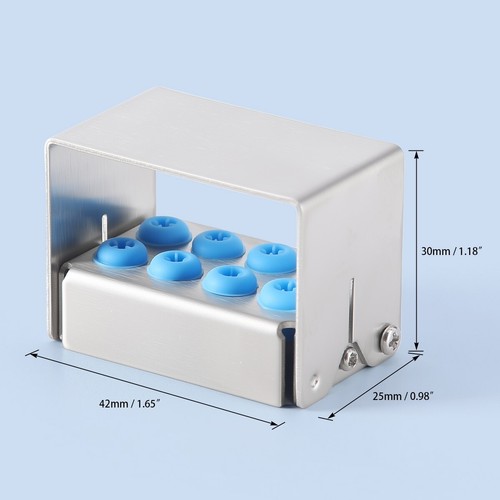 Dental FG RA CA Bur Holder Sterilizer Block Disinfection Box 8/10/16/30Holes - Picture 14 of 47