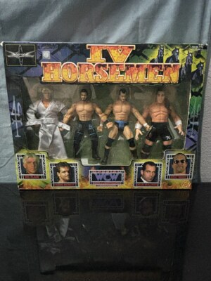WCW 4 HORSEMAN SPECIAL COLLECTORS EDITION 1999 TOY BIZ NEW IN BOX RIC FLAIR