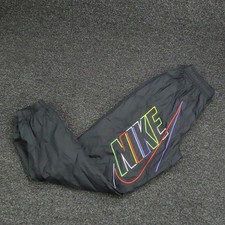 Nike Retro Windbreaker Pants Mens Small Black...