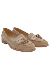 NAVYBOOT Mokassins Damen Schuhe Gr. DE 38 creme Casual-Look