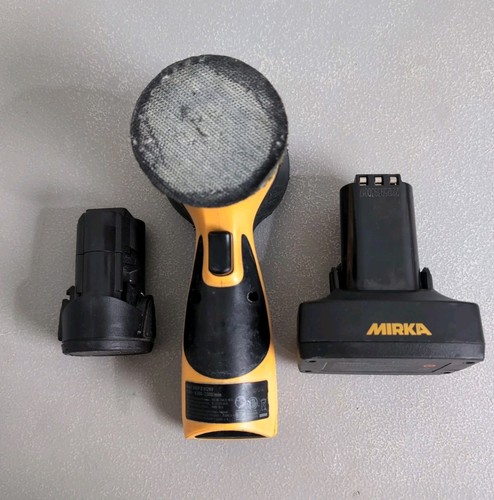 Mirka AROP-B 312NV Cordless 3" 12mm Random Orbital Polisher w/ 2 Batteries