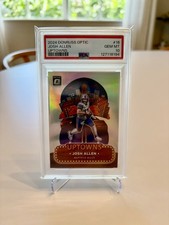 Josh Allen 2024 Panini Donruss Optic Uptowns #16 Buffalo Bills PSA 10