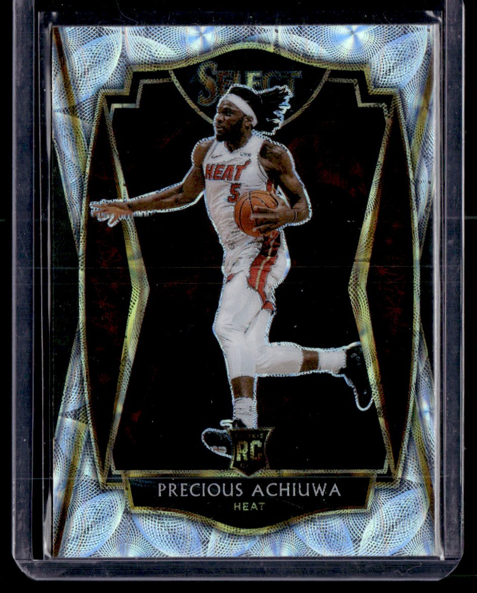 PRECIOUS ACHIUWA 2020-21 PANINI SELECT SCOPE PRIZM PREMIER RC MIAMI HEAT #193