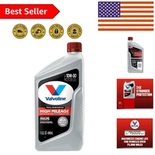 Full Synthetic High Mileage Motor Oil 1 QT - Engine Protection at 75K+