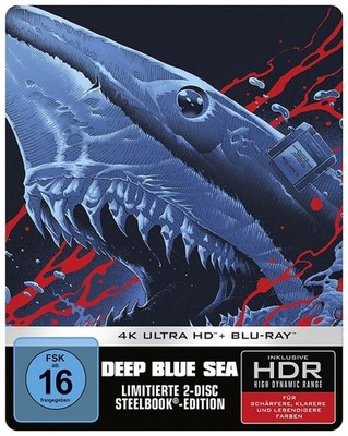 Deep Blue Sea - 4K Ultra HD + Blu-ray / Limited Steelbook # UHD+BD-NEU