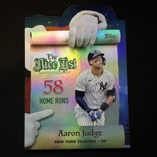 Aaron Judge 2025 Topps Holiday Making The Nice List # MNL3
